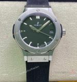 HB Factory Hublot Classic Fusion Rhonda Quartz Watch Black Dial 33mm-Knock off Hublot Watches